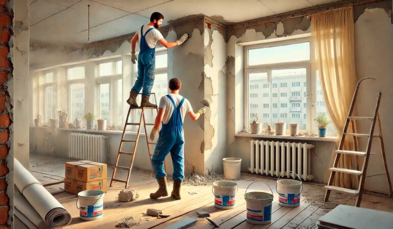 Особенности отделки квартир в панельных домах